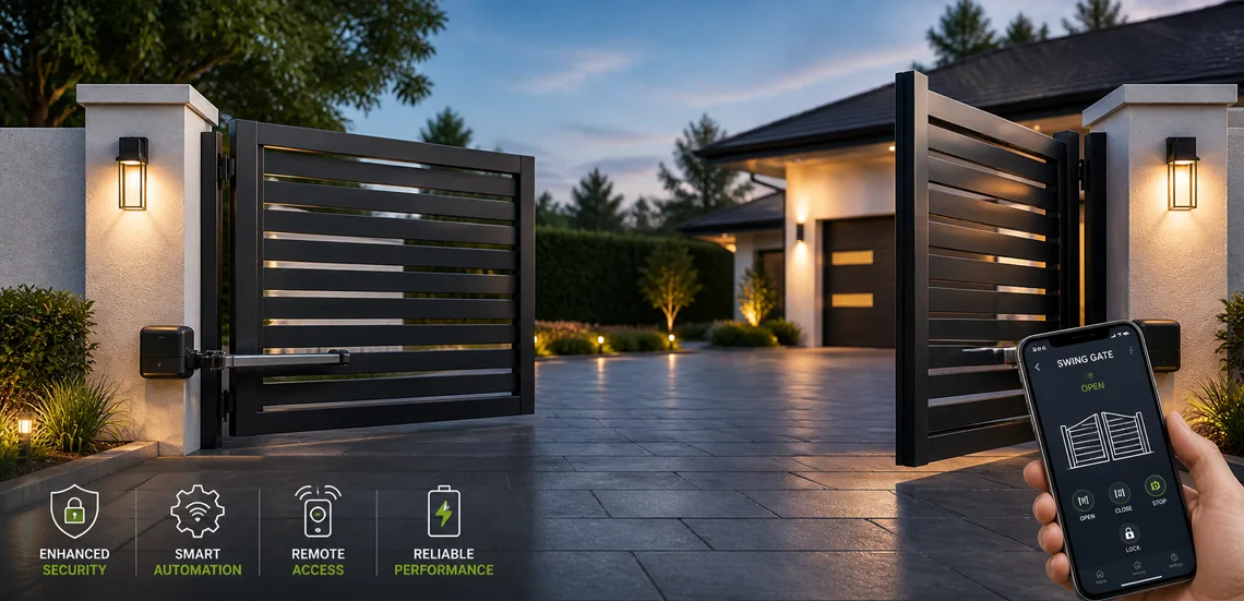 Swing Gates Trending Smart Security Automation